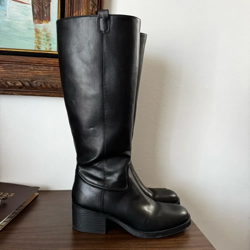 Marc Fisher Black Over the Knee Boots